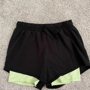 Tek Gear Black Shorts- Girls Size 10/12